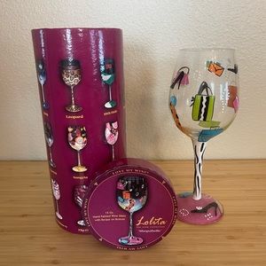 Lolita ‘Shopaholic’ Wineglass